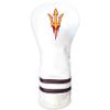 Team Golf NCAA Arizona State Sun Devils White Vintage Fairway Head Cover White Vintage Fairway Golf Club Headcover, Form Fitting Design, Retro Design view 1