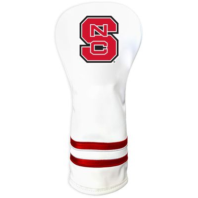 Team Golf NCAA NC State Wolfpack White Vintage Fairway Head Cover White Vintage Fairway Golf Club Headcover, Form Fitting Design, Retro Design & Superb Quality