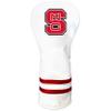 Team Golf NCAA NC State Wolfpack White Vintage Fairway Head Cover White Vintage Fairway Golf Club Headcover, Form Fitting Design, Retro Design & Superb Quality view 1
