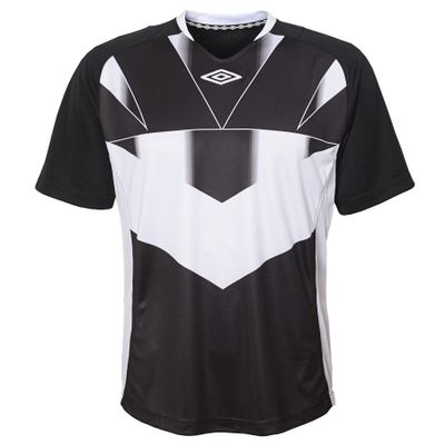 Umbro Men's Soccer Training Jersey, Black/White Small