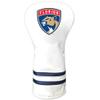 Team Golf NHL Florida Panthers White Vintage Driver Head Cover White Vintage Driver Golf Club Headcover, Form Fitting Design, Retro Design view 1