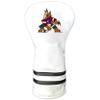 Team Golf NHL Arizona Coyotes White Vintage Driver Head Cover White Vintage Driver Golf Club Headcover, Form Fitting Design, Retro Design view 1