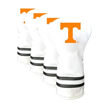 Team Golf NCAA Tennessee Volunteers White Vintage Driver Head Cover White Vintage Driver Golf Club Headcover, Form Fitting Design, Retro Design