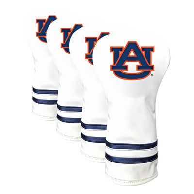 Team Golf NCAA Auburn University Tigers White Vintage Driver Head Cover White Vintage Driver Golf Club Headcover, Form Fitting Design, Retro Design