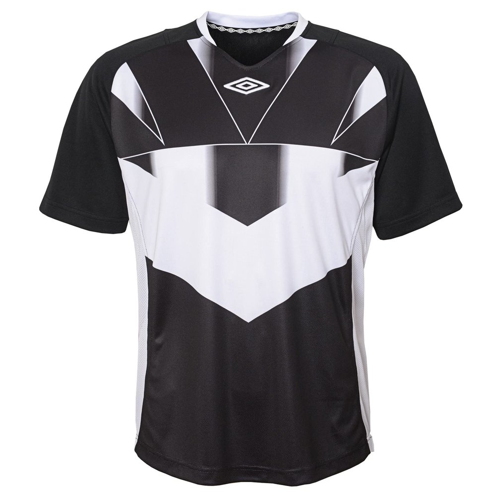 Umbro Men's Soccer Training Jersey, Black/White X-Large