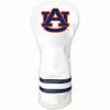 Team Golf NCAA Auburn University Tigers White Vintage Fairway Head Cover White Vintage Fairway Golf Club Headcover, Form Fitting Design, Retro Design view 1