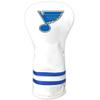 Team Golf NHL St Louis Blues White Vintage Driver Head Cover White Vintage Driver Golf Club Headcover, Form Fitting Design, Retro Design view 1
