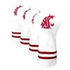 Team Golf NCAA Washington State Cougars White Vintage Driver Head Cover White Vintage Driver Golf Club Headcover, Form Fitting Design, Retro Design view 1