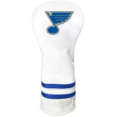 Team Golf NHL St. Louis Blues White Vintage Fairway Golf Club Head Cover, Form Fitting Design, Retro Design &
