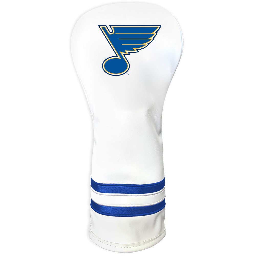 Team Golf NHL St. Louis Blues White Vintage Fairway Golf Club Head Cover, Form Fitting Design, Retro Design &