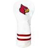 Team Golf NCAA Louisville Cardinals White Vintage Fairway Head Cover White Vintage Fairway Golf Club Headcover, Form Fitting Design, Retro Design view 1