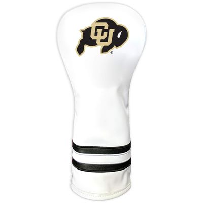 Team Golf NCAA Colorado Buffaloes White Vintage Fairway Head Cover White Vintage Fairway Golf Club Headcover, Form Fitting Design, Retro Design & Superb Quality