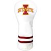 Team Golf NCAA Iowa State Cyclones White Vintage Fairway Head Cover White Vintage Fairway Golf Club Headcover, Form Fitting Design, Retro Design & Superb Quality view 1