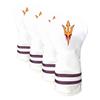 Team Golf NCAA Arizona State Sun Devils White Vintage Driver Head Cover White Vintage Driver Golf Club Headcover, Form Fitting Design, Retro Design view 1
