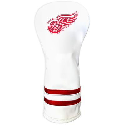Team Golf NHL Detroit Red Wings White Vintage Fairway Head Cover White Vintage Fairway Golf Club Headcover, Form Fitting Design, Retro Design