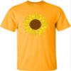 Go All Out XXXXX-Large Gold Adult Sunflower Fashion T-Shirt view 3