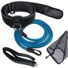 UCEDER Swim Belt Swim Training Belt with 2.2M Bungee Cord Adjustable Swim Tether for Swim in Place Swimming Pool Trainer Belt for Stationary Harness Aquatic Resistance Water Exercise (Black) view 1