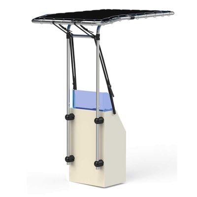 Oceansouth Retractable Seagull T-Top (Black, Length 53" Width 41")