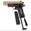 Umarex Colt M45 CQBP Metal Slide Air Pistol .177 BB CO2 Airgun Semi Auto Blowback with 5X 12gr CO2 Tanks and Wearable4U Pack of 1500 4.5mm (.177) Steel Umarex Precision BBS Bundle view 3