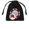 Republican Golf Ball Marker, Magnetic Poker Chip, with 5 Republican Ball Markers (Red-Seal) view 1