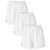 Soffe Girls' Authentic Cheer Shorts, 2.75" Inseam, White, Large (3-Pack) view 1