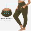DIBAOLONG Womens Yoga Sweatpants Loose Workout Joggers Pants Comfy Lounge Pants with Pockets Army Green XL view 4