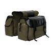 UNISTRENGH Updated Bike Pannier Bags Canvas Cycling Equipment Pack Multifunctional Messenger Rear Seat Trunk Carrier Bag Bicycle Shelf Pack Saddle Bag for MTB, Riding, Bike Touring (Military Green) view 1