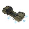 UNISTRENGH Updated Bike Pannier Bags Canvas Cycling Equipment Pack Multifunctional Messenger Rear Seat Trunk Carrier Bag Bicycle Shelf Pack Saddle Bag for MTB, Riding, Bike Touring (Military Green) view 2