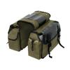 UNISTRENGH Updated Bike Pannier Bags Canvas Cycling Equipment Pack Multifunctional Messenger Rear Seat Trunk Carrier Bag Bicycle Shelf Pack Saddle Bag for MTB, Riding, Bike Touring (Military Green) view 3