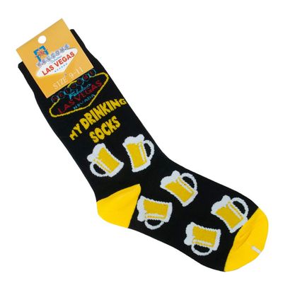 Las Vegas Welcome Sign Socks - Cotton (Beer)