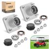 10L0L Golf Cart Front Wheel Hub Assembly with Hub Bearing/Oil Seal/Dust Cover for EZGO PDS&TXT/Medalist Gas & Electric 2001.5-2013,Replace OEM# 70895G01,L44643(Pack of 2) view 1