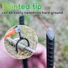 Extra-Large 10"x3" Heavy Rebar Trampoline Wind Stakes Safety Ground Anchor - Duty Steel U Stake - Black view 4