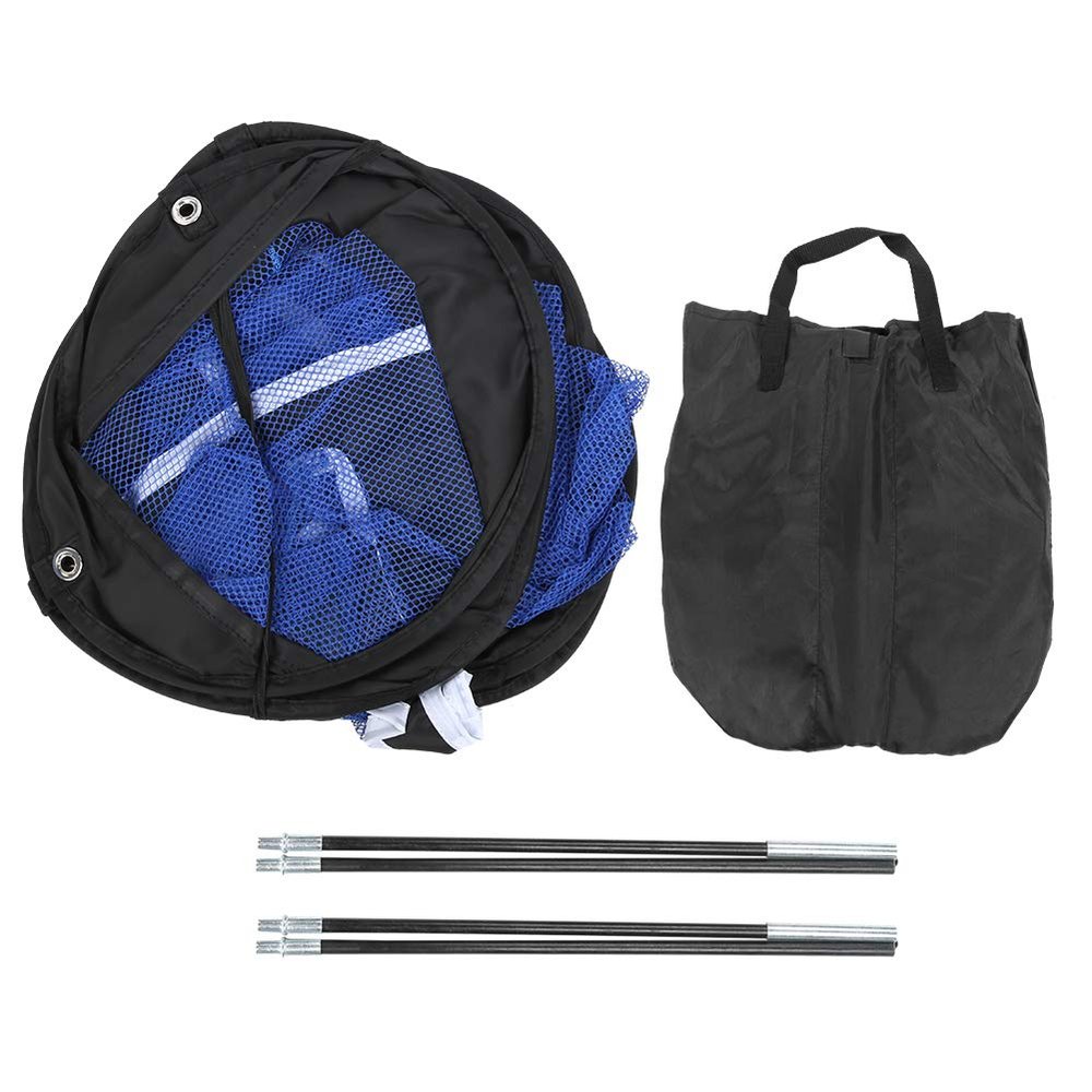Vbestlife Sports Practice/Barrier Net Training Practice Net Balls Target Exercise Hitting Nets for Backyard Driving Practice Indoor Outdoor(Black+Blue)