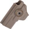 Evike Airsoft - EMG Matrix Hardshell Adjustable Holster for SAI BLU Series Airsoft Pistols (Color: Flat Dark Earth/No Attachment) view 2