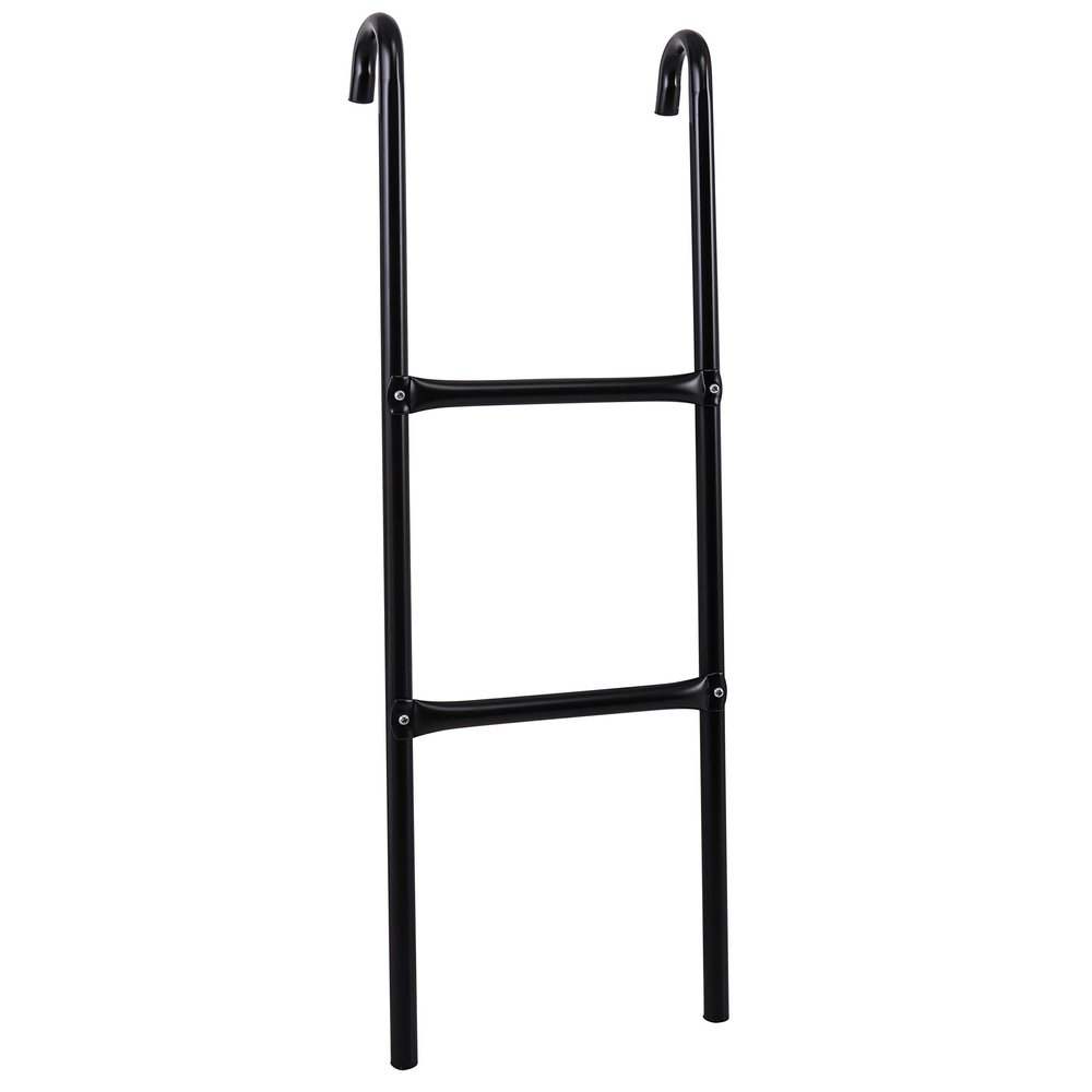 SereneLife Outdoor Trampoline Access Safety Heavy Duty Ladder - 2 Steps Weather Resistant Galvanized UV Treated Steel Climbing Ladder, 264Lbs Capacity Stairs Accessories, Boys & Girls, Adult
