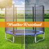 SereneLife Outdoor Trampoline Access Safety Heavy Duty Ladder - 2 Steps Weather Resistant Galvanized UV Treated Steel Climbing Ladder, 264Lbs Capacity Stairs Accessories, Boys & Girls, Adult view 3