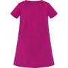 Sunny Fashion Girls Dress Cotton Casual Star Embroidered Violet Red Size 4 view 3