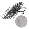 beiyoule Foldable Bike Basket, Detachable Front Rear Bike Basket Wire Mesh Bicycle Hanging Rack for Mountain Bike Accessories Bike Frame Basket view 3