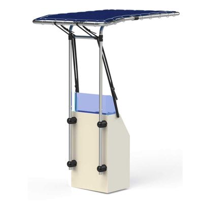 Oceansouth Retractable Seagull T-Top (Blue, Length 59" Width 55")