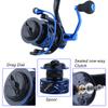 Sougayilang Telescopic Fishing Rod and Reel Combo - 24Ton Carbon Fiber Portable Travel Spinning Rod, 12+1 BB Spinning Reel Collapsible Fishing Kit for Saltwater Freshwater view 3