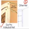 Professional Volleyball Net Outdoor with Aircraft Steel Cable, Heavy Duty VolleyballNet for Backyard, 32x3FT Portable Volleyball Nets for Pool Schoolyard Beach, Badminton/Pro VolleyballNets Set view 2