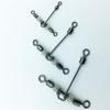 10pcs 3 Way Cross-line Rolling Swivel, T-shape Luminous Crossline Fishing Connector, Stainless Steel Swivels, Flexible Saltwater Tackle view 4