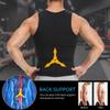SHAPERIN Men Neoprene Sauna Zipper Waist Trainer Vest Tank Top Trimmer Body Shaper view 3