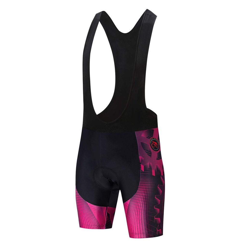 Weimostar Cycling Bike Bib Shorts Men Padded Tights Bicycle Pants Gear Red Size S