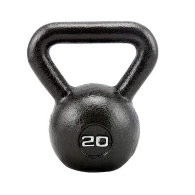 AGYH Kettlebells Black Cast Iron Kettlebells, Core Training For Men And Women, Strength Training, Muscle Training, 10lb/15lb/20lb/25lb/35lb/45lb/55lb (Size : 20lb/9kg)