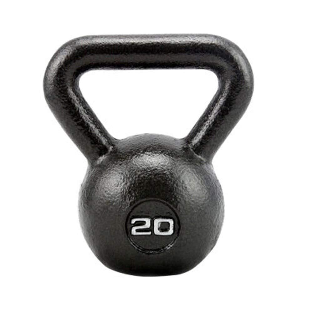 AGYH Kettlebells Black Cast Iron Kettlebells, Core Training For Men And Women, Strength Training, Muscle Training, 10lb/15lb/20lb/25lb/35lb/45lb/55lb (Size : 20lb/9kg)