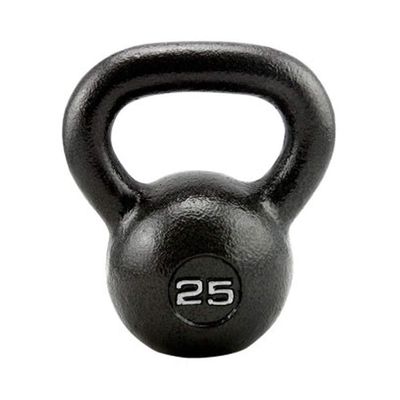 AGYH Kettlebells Black Cast Iron Kettlebells, Core Training For Men And Women, Strength Training, Muscle Training, 10lb/15lb/20lb/25lb/35lb/45lb/55lb (Size : 25lb/11.25kg)