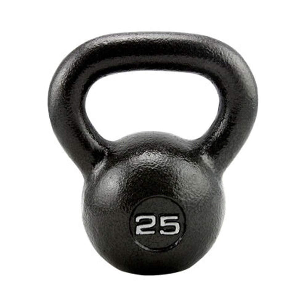 AGYH Kettlebells Black Cast Iron Kettlebells, Core Training For Men And Women, Strength Training, Muscle Training, 10lb/15lb/20lb/25lb/35lb/45lb/55lb (Size : 25lb/11.25kg)