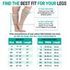 Zeta Wear Plus Size Calf Compression Sleeves for Women and Men 2XL (Purple), Wide Calf Footless 15-19 mmHg Graduated Support, Fits Calves to 30 inch / 76 cm, for Travel, Recovery view 2