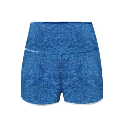 JOFOW Slip Compression Bike Shorts Shorts Yoga Workout Women Leggings Capris Pants Blue
